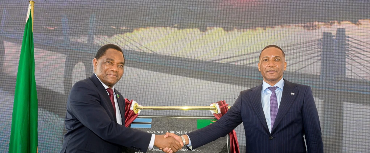 President Duma Boko and President Hakainde Hichilema of Zambia
